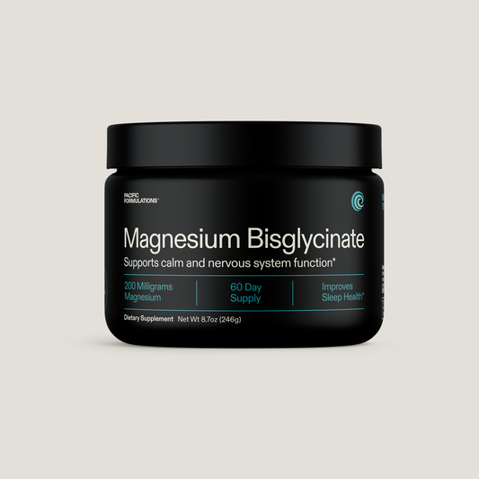 Magnesium Bisglycinate — 200mg elemental magnesium per serving