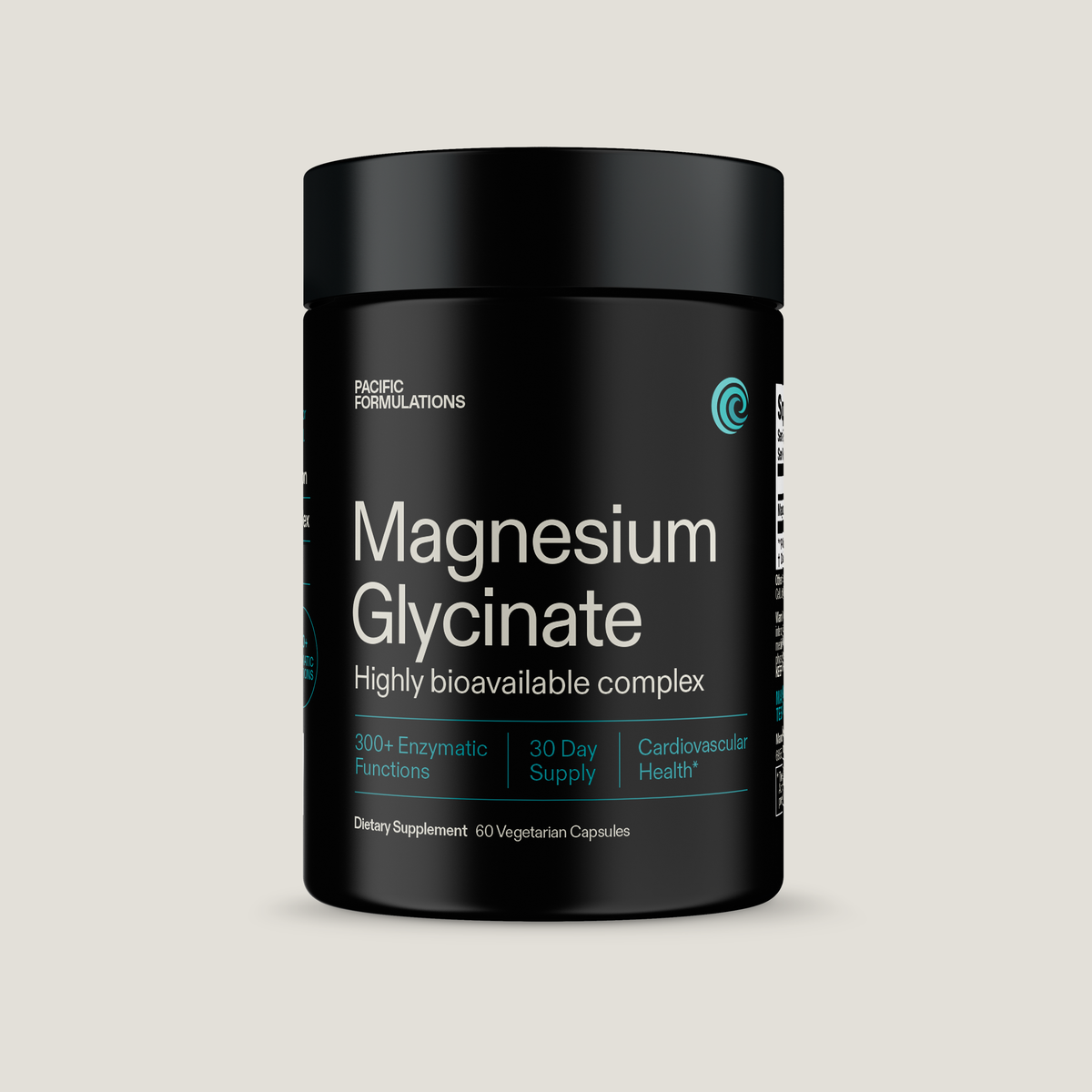 Magnesium Glycinate — 200mg elemental magnesium per serving